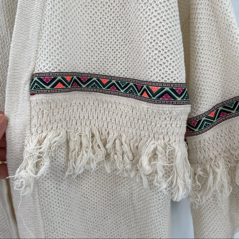 H&M Coachella Boho Cream Cardigan - Picture 6 of 12